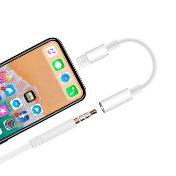 For iPhone Headphone Jack Adapter 3.5mm Audio Aux Cable Earphone Cord Co… - Picture 7 of 8